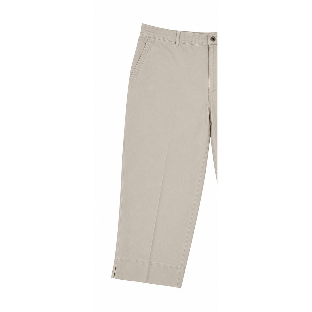 Liz Claiborne LizWear Women's Beige Capri Pants Size 16 Cropped Khaki Casual - Picture 6 of 12